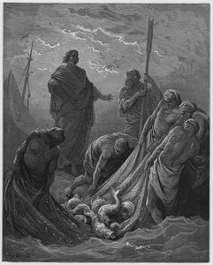 La pêche miraculeuse - Gustave Dore